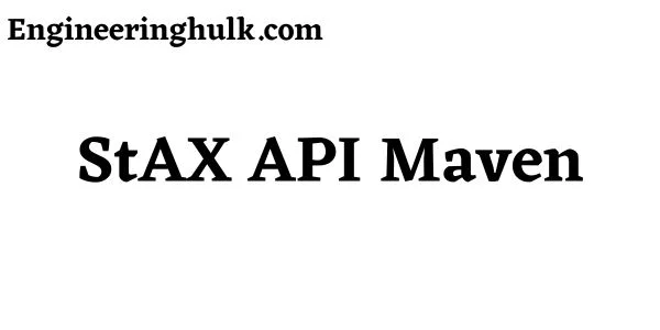 StAX API Maven