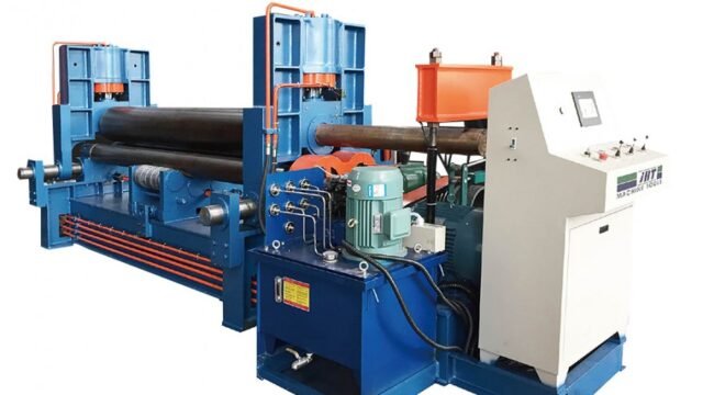 Three Rolling Machine With Up Roller Universal PLC Type 8×3200